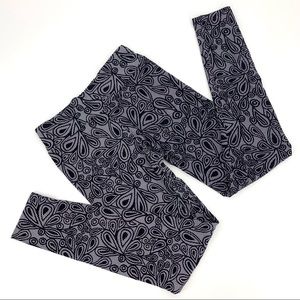 2/$25 Always Buttery Soft Floral Netted Petal Leggings, One Size